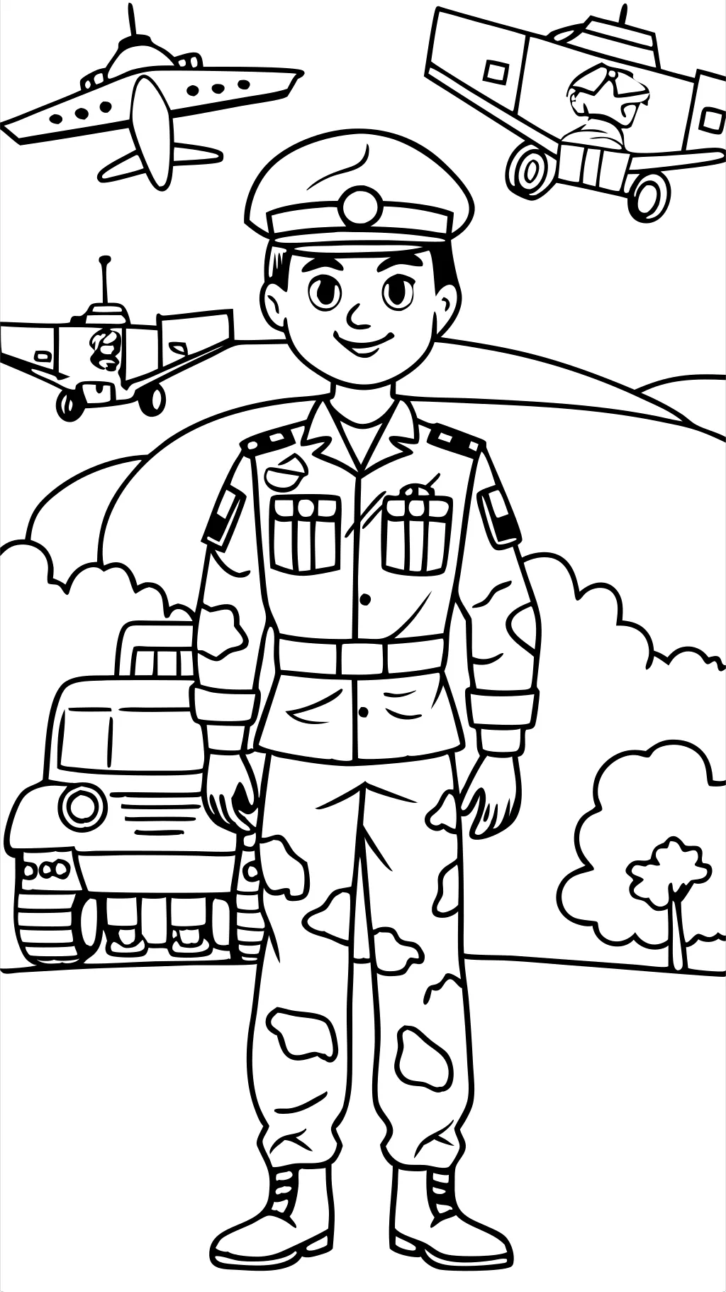 army man coloring pages